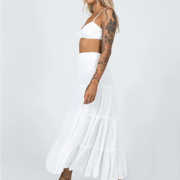 Princess Polly miriah maxi skirt white - Picture 4 of 14
